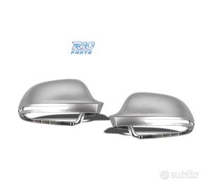 GUSCI SPECCHIETTI AUDI A3 8P 08-10 ALLUMINIO CROMA