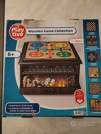 Scatola Giochi in Legno 10 in 1 PLAYTIVE - Collezi