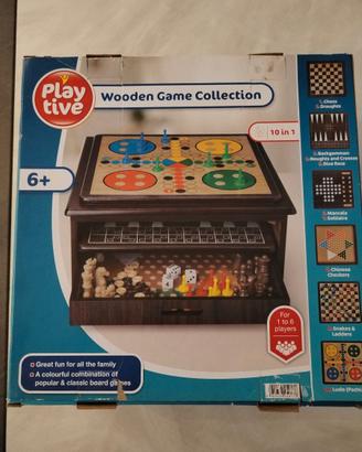 Scatola Giochi in Legno 10 in 1 PLAYTIVE - Collezi
