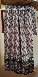 pantaloni larghi a fantasia New collection 
