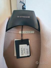 Giacca Cappotto Donna Le Streghe Oversize M Beige