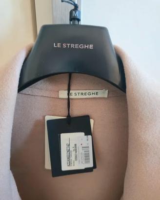 Giacca Cappotto Donna Le Streghe Oversize M Beige