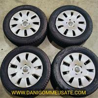 KIT CERCHI IN FERRO E GOMME 205 60 16 AUDI VW