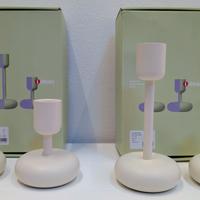 Iittala - Portacandela Nappula, bianco, set di 2