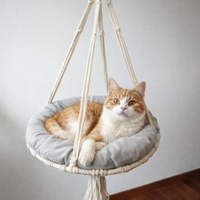 Amaca per gatti in macramè – fino a 10 kg – Nuova