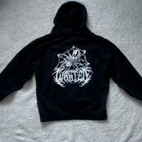 Felpa Wasted nera S • grafica esclusiva sul retro 