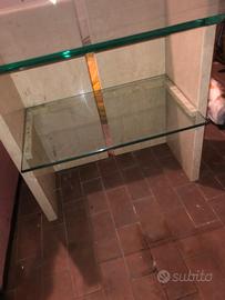 Porta TV in marmo travertino