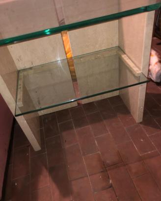 Porta TV in marmo travertino