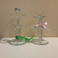 Preziosi Candelabri di Cristallo Griffe Borgospess