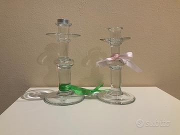 Preziosi Candelabri di Cristallo Griffe Borgospess