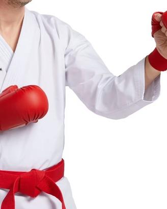 Tuta e Mezzi guanti karate
