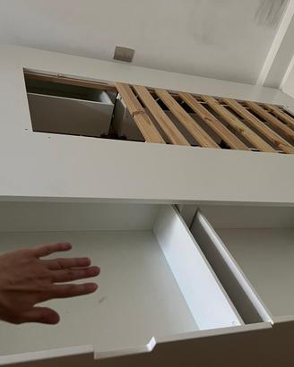 Letto bianco ikea