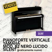 Pianoforte Yamaha Silent modello B2 nero lucido
