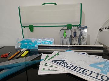 Kit/set per scuola disegno tecnico e artistico