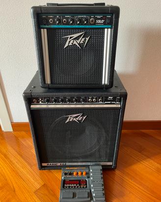 Peavey basic 112 50w+ Solo 15W+Zoom BFX708