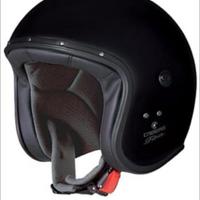 CASCO NERO BIKER CABERG FIBER XL