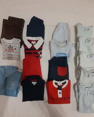 Lotto di abbigliamento 12 mesi