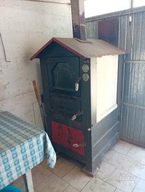 forno da esterno con tetto