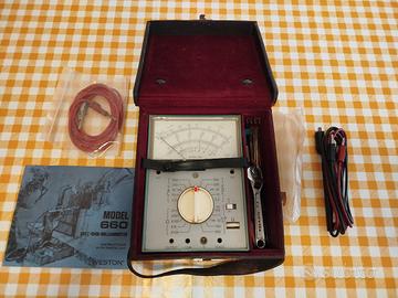 Multimetro analogico Weston 660 vintage 