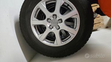 Cerchi originali Audi Q5 + gomme invernali Dunlop