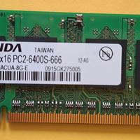 1GB RAM notebook DDR2