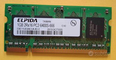 1GB RAM notebook DDR2