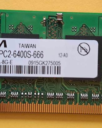 1GB RAM notebook DDR2