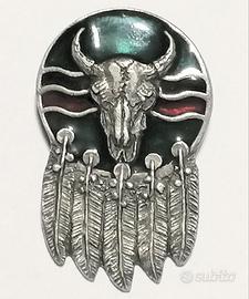 Pin Siskiyou 1993 - Teschio Bufalo Native American