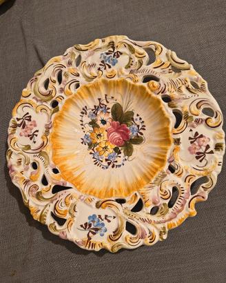 piatto decorativo ceramica di Bassano