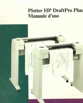 Plotter HP Draft Pro Plus A1 penne e pennarelli