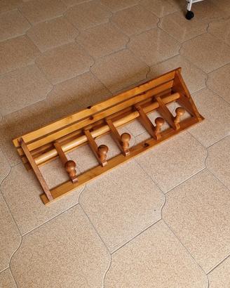 Appendiabiti Angolare Vintage in Legno