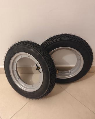 Ruote complete Michelin s83 vespa 3/10
