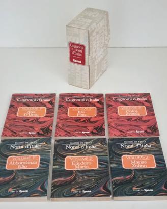 Cognomi e nomi d'Italia Emidio De Felice Epoca '87