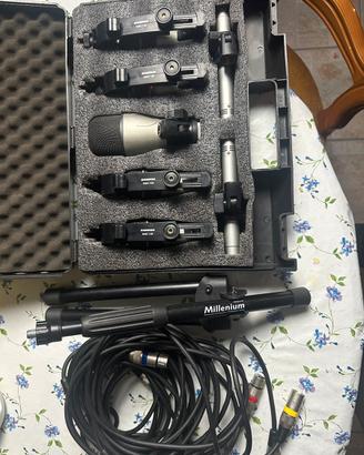 Microfoni batteria samson dk707