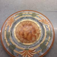 Piatto decorativo in vetro di Murano