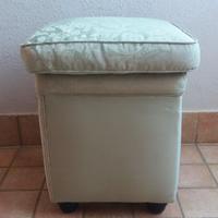Puffo sgabello damascato Nuovo