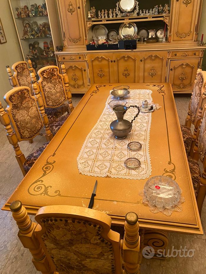 Sala da pranzo stile veneziano Mobili usati
