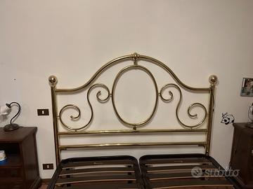 Testata letto in Ottone
