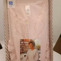 Camicie da notte rosa tg.52 e vestaglia rosa XL