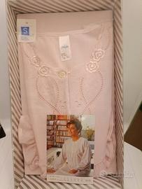 Camicie da notte rosa tg.52 e vestaglia rosa XL