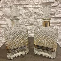Bottiglie vetro per liquore vintage rare