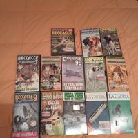 12 videocassette e 1 DVD di caccia 