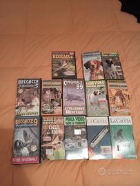 12 videocassette e 1 DVD di caccia 