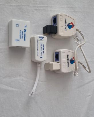 Materiale telefonia ADSL Swisscom