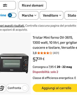 forno TRISTAR OV3615