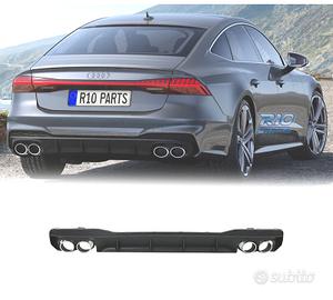 DIFFUSORE AUDI A7 S LINE 19- LOOK S7 + TERMINALI D