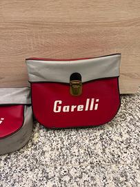 Coppia borse moto Garelli vintage