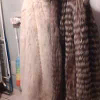 Pelliccia volpe bianca/argentata