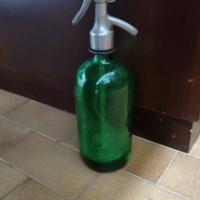 Sifone Seltz Vintage in Vetro Verde – Originale d’