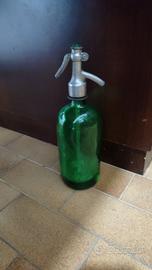Sifone Seltz Vintage in Vetro Verde – Originale d’